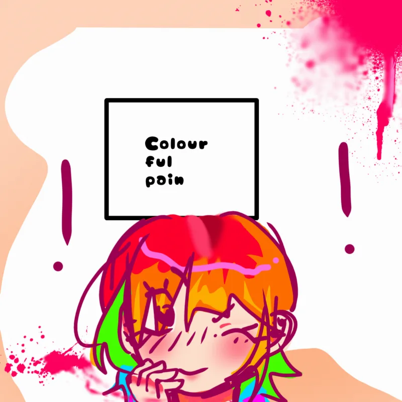 Colourful pain