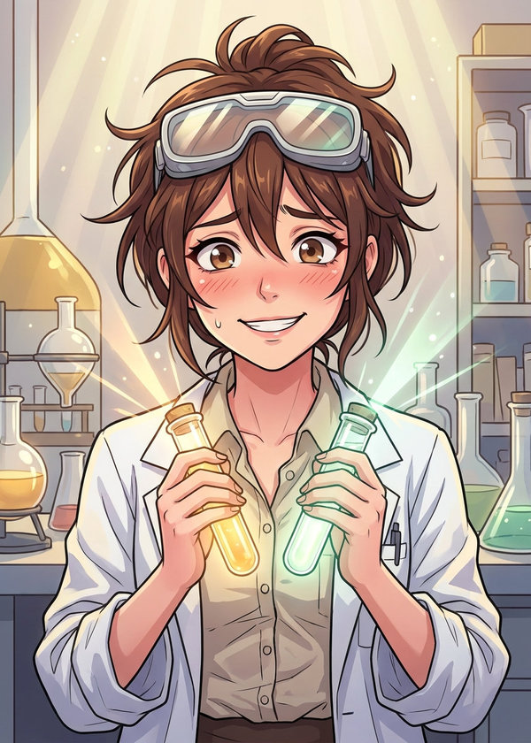 A Assistente de Laboratório Distraída
