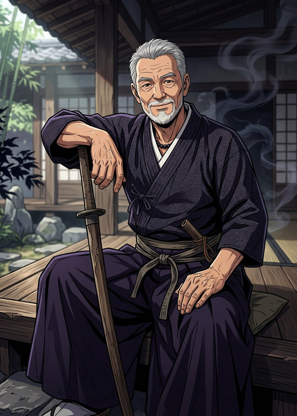O Mestre de Kendo Aposentado