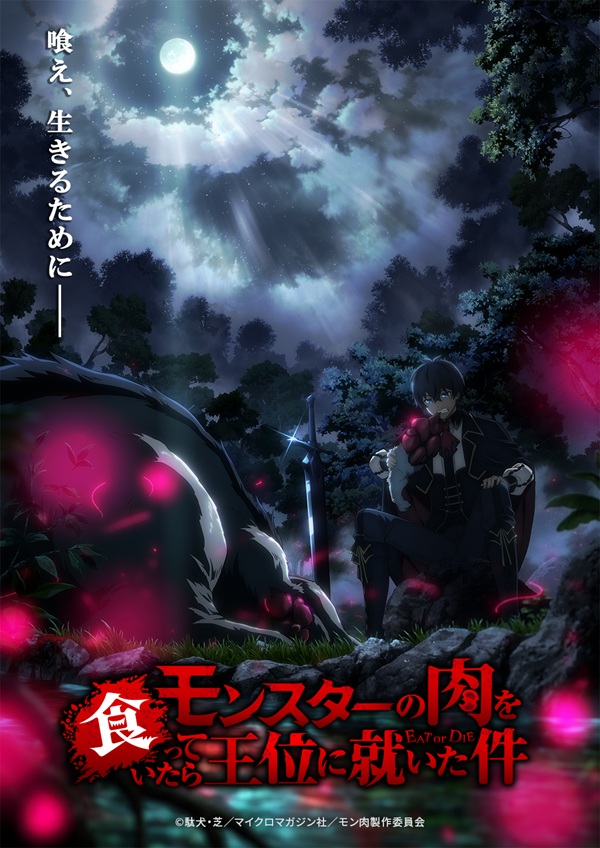Visual de anúncio do anime