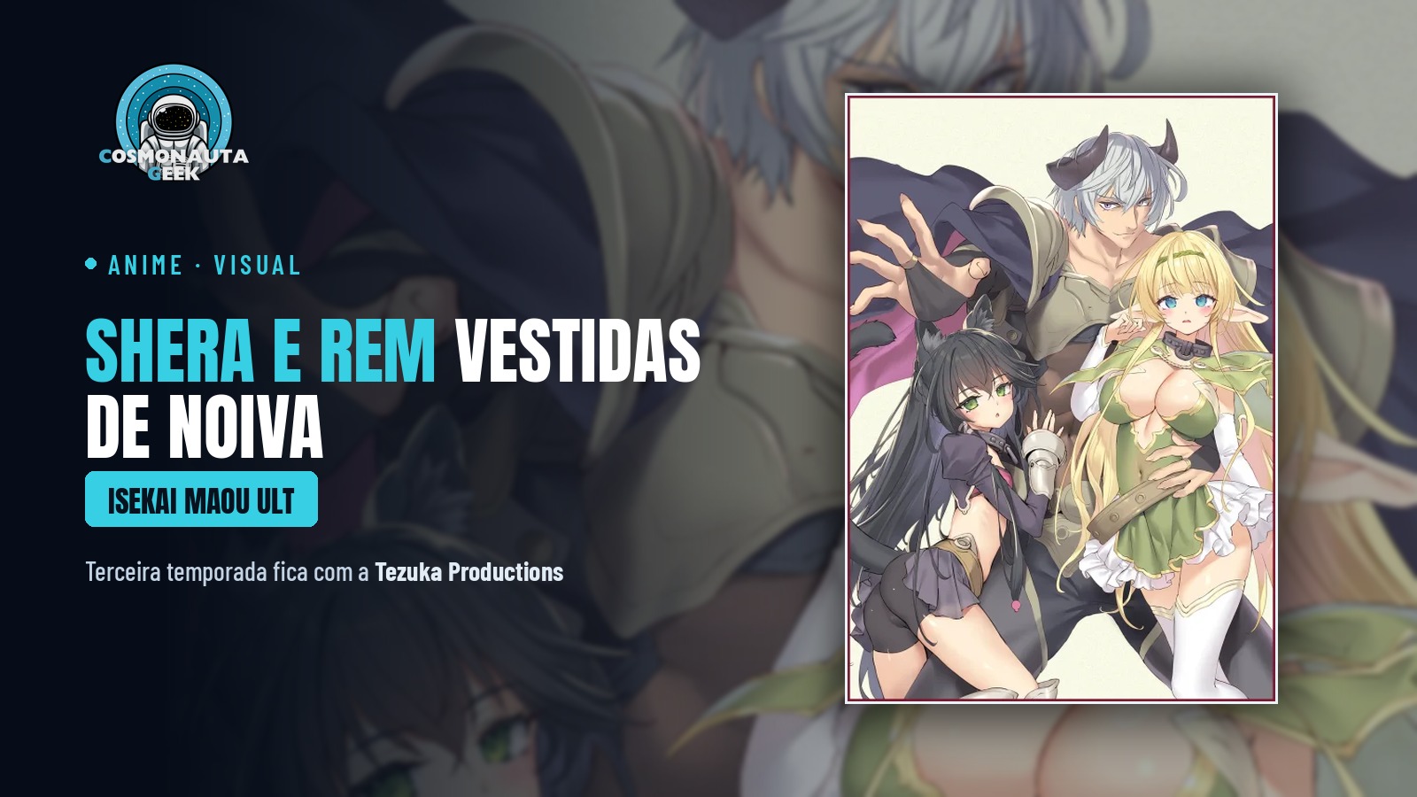 How NOT to Summon a Demon Lord ULT: Shera e Rem aparecem vestidas de noiva no novo visual