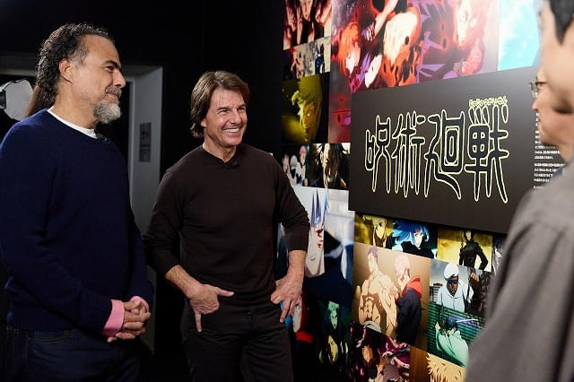 Tom Cruise e Alejandro G. Iñárritu na MAPPA EXPO