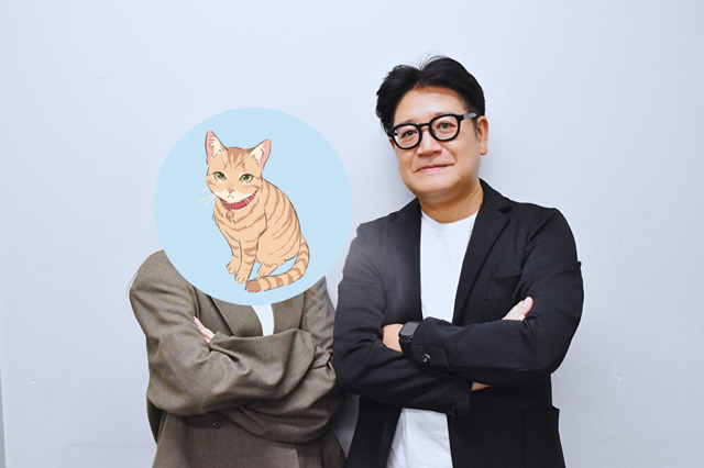 Hechima e o diretor Junichi Wada