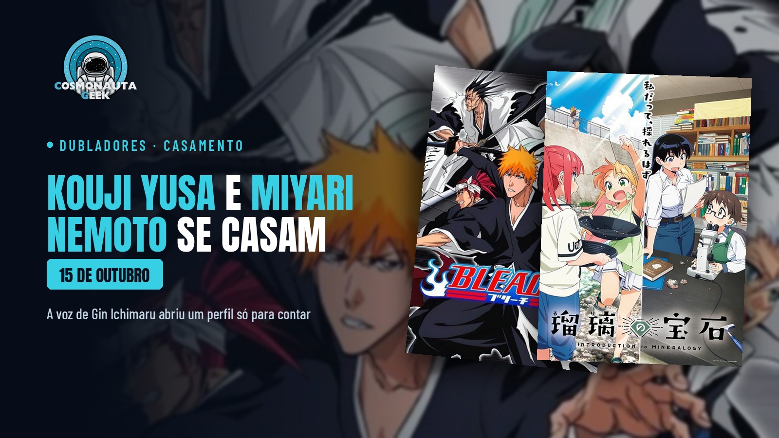 Kouji Yusa e Miyari Nemoto se casam, e ele criou um perfil no X só para dar a notícia
