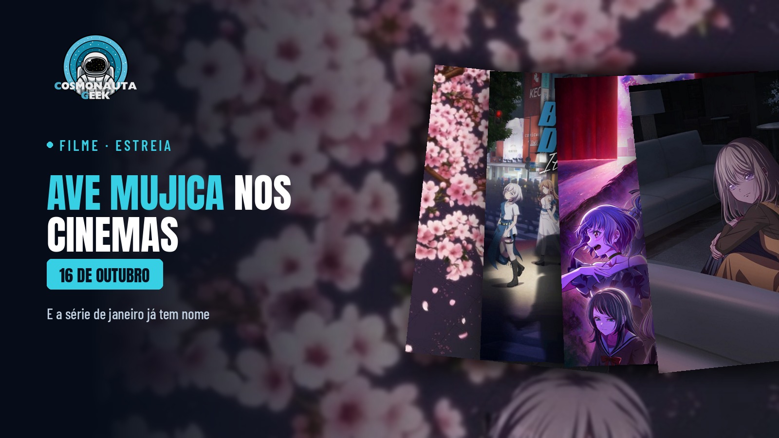 Ave Mujica chega aos cinemas com “prima aurora”, e a próxima série já tem nome: BanG Dream! MyGO!!!!! // Ave Mujica